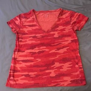 Red Camo Lucky Brand tshirt